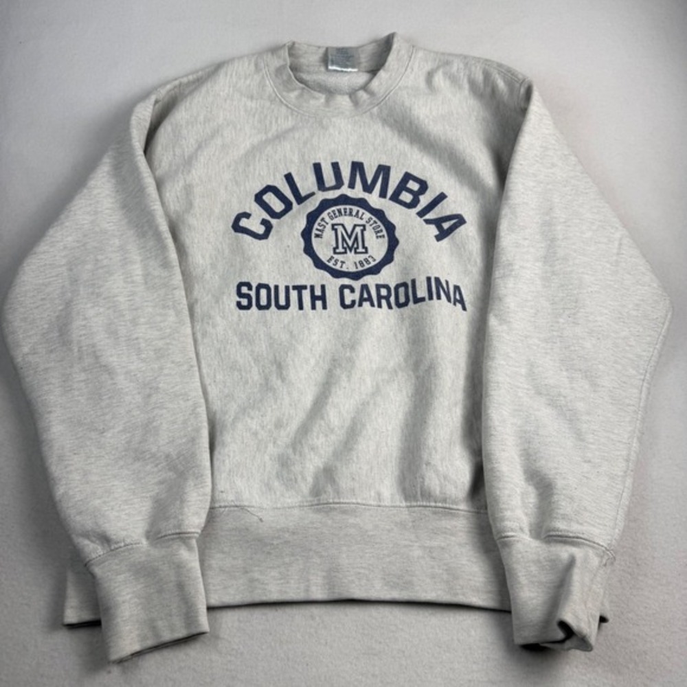 Mast General Store Columbia‎ South Carolina Sweatshirt Mens Large Heather Grey